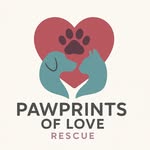 Pawprints of Love Rescue logo